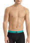 Boxer aderenti lungo 3-pack Nero/Petrolio - ADIDAS