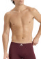 Aansluitende boxershorts lang met logo 3-pack Bordeaux/Zwart - ADIDAS