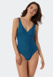 Maillot de bain encolure en V coques souples rayures aquarium - Ocean Dive
