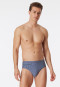 Maillot de bain slip tricot imprimé navy - Classic Swim