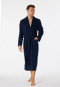 Bademantel "Terry" Frottee 125cm dunkelblau - Essentials