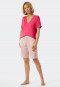Bermuda in modal a righe, rosa - Mix+Relax