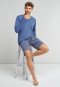 Bermuda shorts stripes denim blue - Mix + Relax