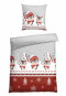 Bed linen 2-piece owls multicolored patterned - Feinbiber
