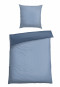 Tweedelige set bedlinnen Renforcé blauw - SCHIESSER Home