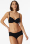 Culotte bikini con pizzo nero - Pure Cotton