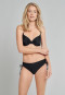 Bikini top con ferretti, imbottiture morbide e spalline flessibili, di colore nero - Mix & Match Nautical