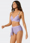 Bikini top con ferretti e spalline regolabili di colore viola - California Dream