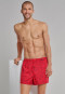 Boxer shorts 2-pack woven fabric palm tree lifebuoy patterned denim blue/red - fun prints