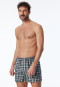Boxer shorts 2-pack woven fabric plain chequered multi-colored - Boxer shorts multipacks