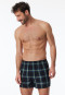 Boxershorts 2-pack geweven uni geruit meerkleurig - Boxershorts multipacks