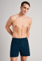 Boxershorts jersey 2-pack teckel patroon groen/donkerblauw - Fun Prints