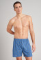 Boxershorts Jersey 2er-Pack Hüte gestreift dunkelblau/mittelbraun - Fun Prints