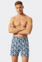 Lot de 2 boxers jersey motif uni bleu foncé / bleu clair - Fun Prints
