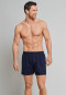 Boxer shorts jersey 2-pack solid black/dark blue - selected! premium