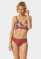 Bikini brief sustainable microfiber lace berry - Summer Floral Lace