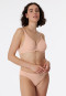 Underwire bra molded cups spacer lining peach whip - Air