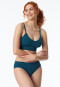Bustier seamless removable pads petrol - Casual Seamless