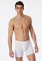 Boxer cycliste ouverture blanc - Long Life Cotton