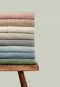 Duschtuch 2er-Pack 70x140 cm hellgrau - SCHIESSER Home