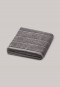 Handdoek met textuurpatroon 50*100 grafiet - SCHIESSER Home