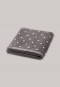 Hand towel stripes dots 50 x 100 graphite-ecru - SCHIESSER Home
