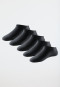 Men's sneaker socks 5-pack stay fresh black - Bluebird