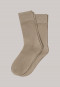 Chaussettes pour hommes lot de 2, camel - Extrafein