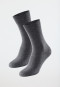 Men's socks 2-pack organic cotton anthracite heather - 95/5