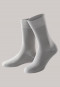 Herrensocken merzerisierte Baumwolle silber - selected! premium