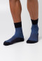 Men's socks mercerized cotton striped pattern midnight blue - selected! premium
