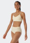 Highwaist-Brief-Slip Rippen-Optik vanille - Seamless Recycled Rib