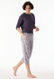 Hose 3/4-lang Blumen mehrfarbig gemustert - Mix+Relax