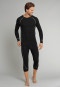 3/4-Broek thermo-ondergoed extra warm zwart - Sport Thermo Plus