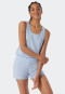 Pants short interlock organic cotton ribbed look air - Mix+Relax