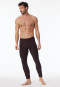 Hose lang braun-meliert - Comfort Fit