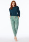 Pants long cuffs flowers multicolor - Mix+Relax