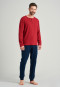 Pantalon long poignets rayures bleu nuit - Mix + Relax