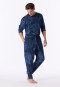 Langere broek in deep sea blue - Mix+ Relax