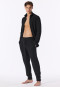 Langere broek met dubbelrib-manchetten, warm, zwart - Mix+ Relax