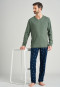 Pantalone lungo in fine interlock con anatra di colore blu notte - Mix + Relax