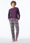 Hose lang Flanell Organic Cotton Karos multicolor - Mix+Relax
