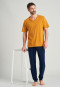 Pantalone in spugna con polsini di colore blu notte - Mix+Relax
