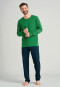 Pantaloni lunghi con fantasia di colore verde - Mix+Relax