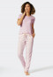 Pants long modal stripes lilac - Mix & Relax
