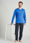 Pantaloni lunghi con fantasia blu notte - Mix + Relax