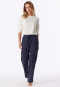 Lange broek stippen donkerblauw - Mix+ Relax