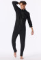 Jas met lange mouwen, dubbelrib, oversized, ritssluiting, warm, zwart - Mix+ Relax