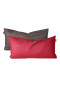 Cushion covers set of 2 Renforcé red - SCHIESSER Home