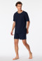 Long jersey boxers dark blue - Mix & Relax Cotton